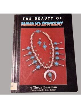 The Beauty Of Navajo Jewelry Book Theda Bassman 1997 Tribal Art Photos Reference